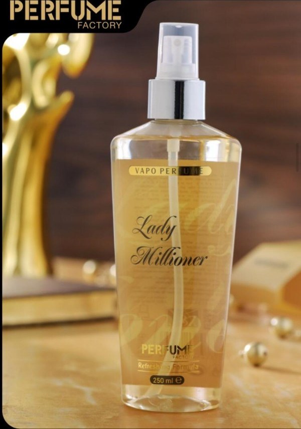 بادی اسپلش زنانه لیدی میلیونر پرفیوم فکتوری PERFUME FACTORY