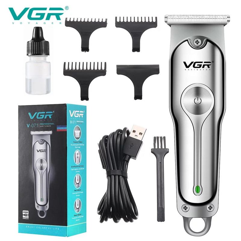 ماشین اصلاح موی سر و صورت وی جی ار مدل V-071 اصل - تصویر 4
