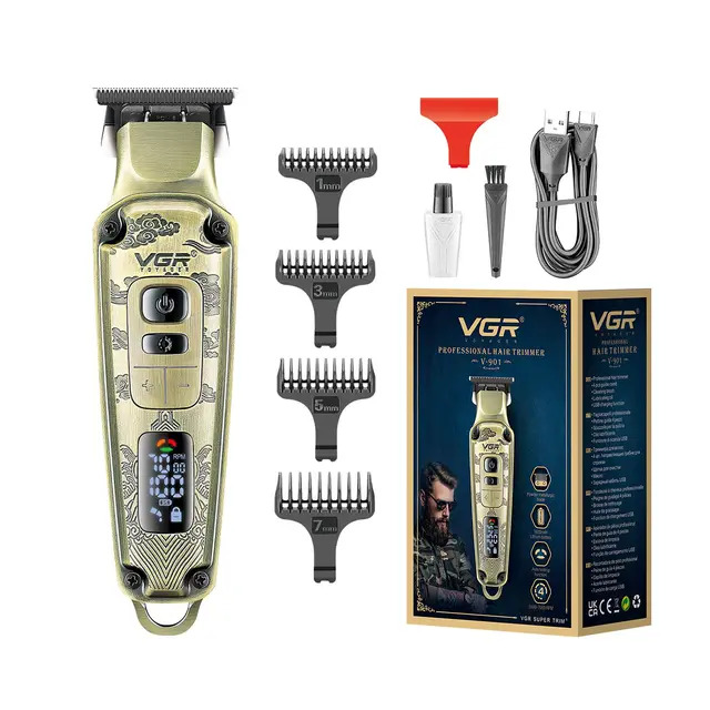ماشین اصلاح موی سر و صورت وی جی ار مدل V-901 اصل - تصویر 2